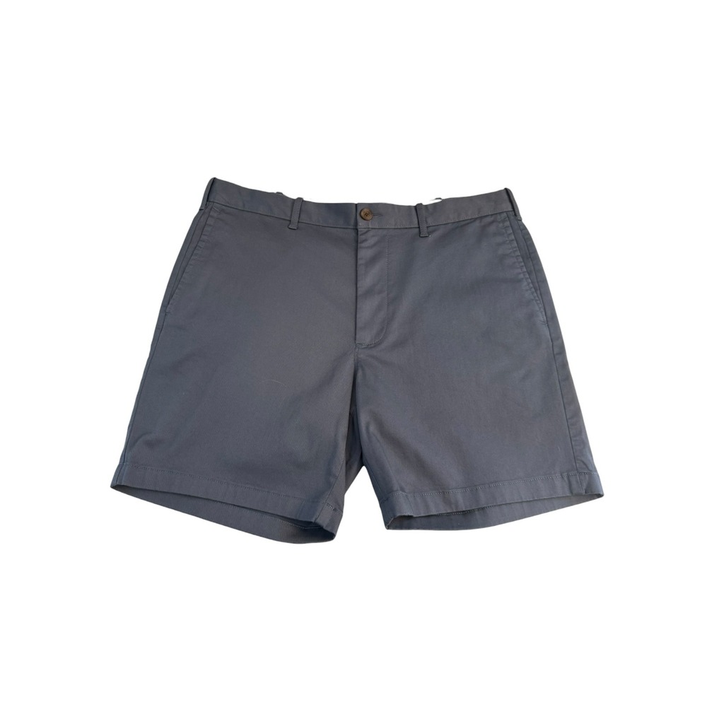 J.Crew Mens Original Chino Shorts Legacy Blue 7 Inch Inseam Size 35 L0923 NEW